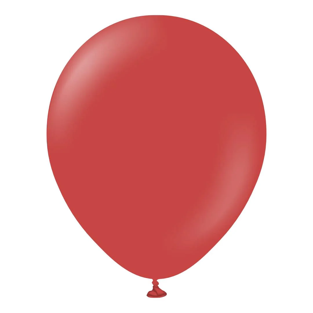 Kalisan Standard Deep Red Latex Balloon - Various Sizes