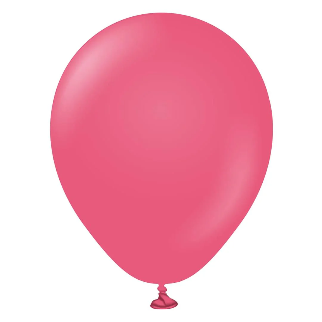 Kalisan Standard Fuchsia Latex Balloon - Various Sizes