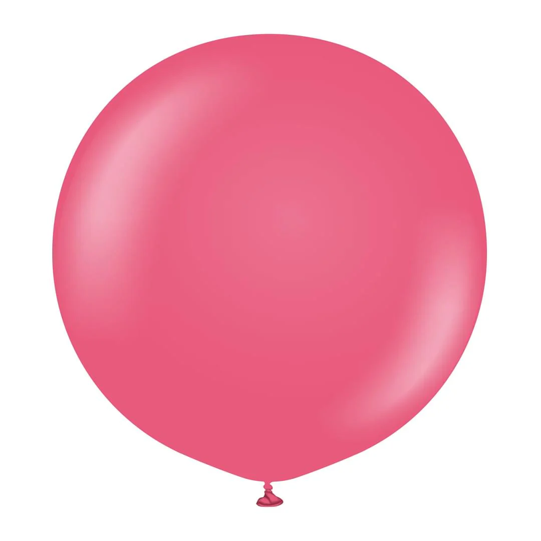Kalisan Standard Fuchsia Latex Balloon - Various Sizes - Image 2