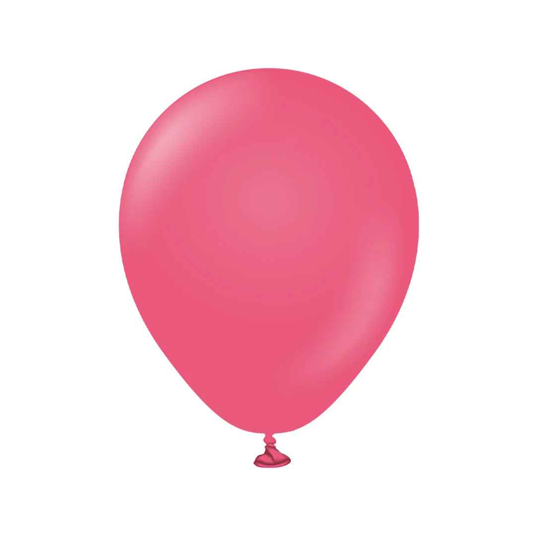 Kalisan Standard Fuchsia Latex Balloon - Various Sizes - Image 3