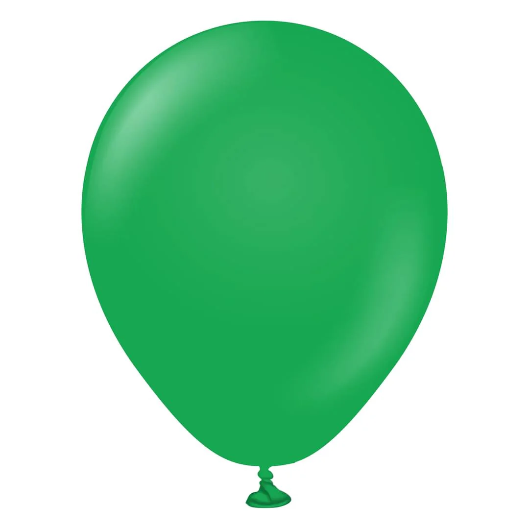 Kalisan Standard Green Latex Balloon - Various Sizes