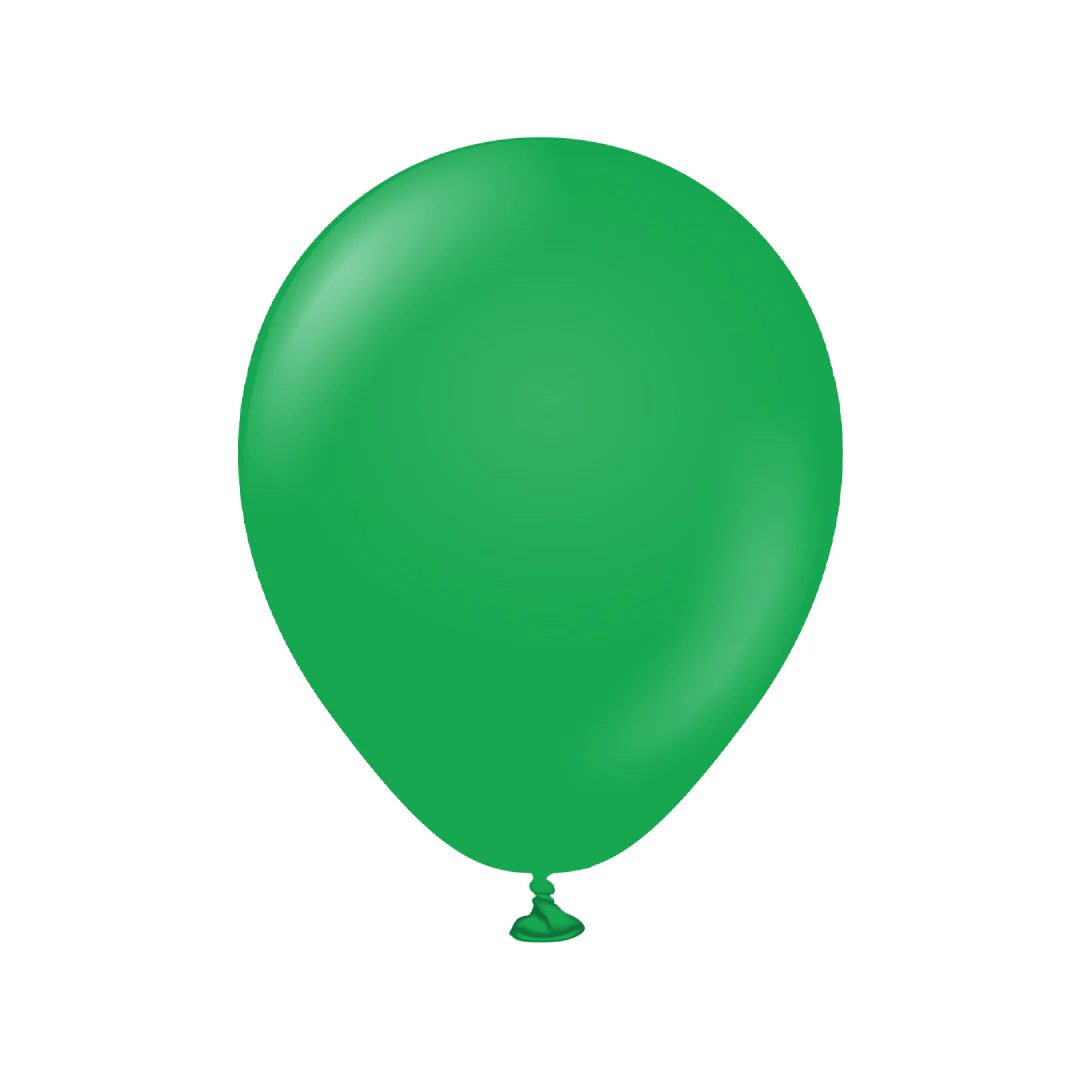 Kalisan Standard Green Latex Balloon - Various Sizes - Image 3