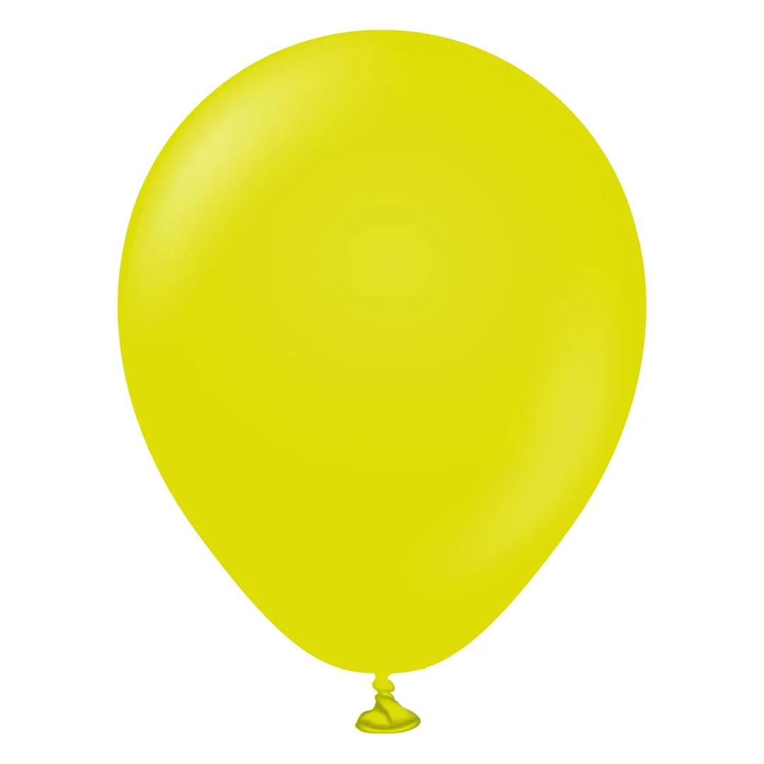 Kalisan Standard Lime Green Latex Balloon - Various Sizes