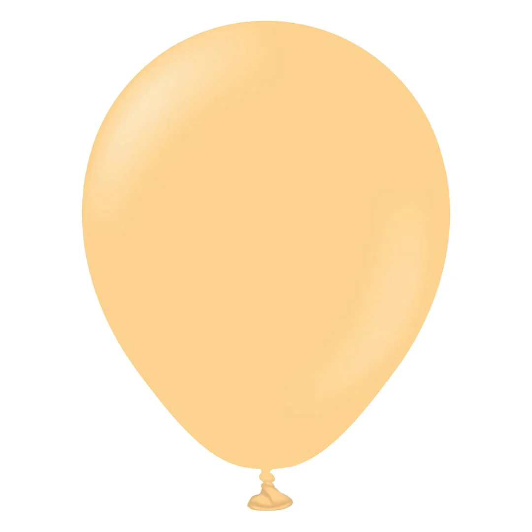 Kalisan Standard Peach Latex Balloon - Various Sizes