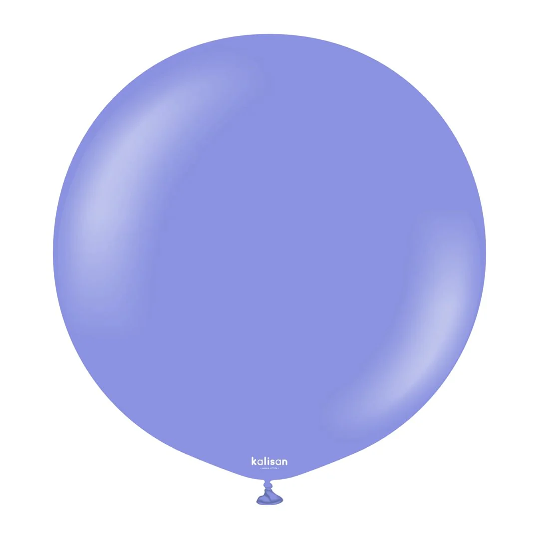 Kalisan Standard Periwinkle Latex Balloon - Various Sizes - Image 2
