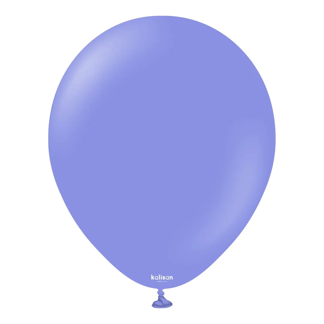 Kalisan Standard Periwinkle Latex Balloon - Various Sizes - Image 3