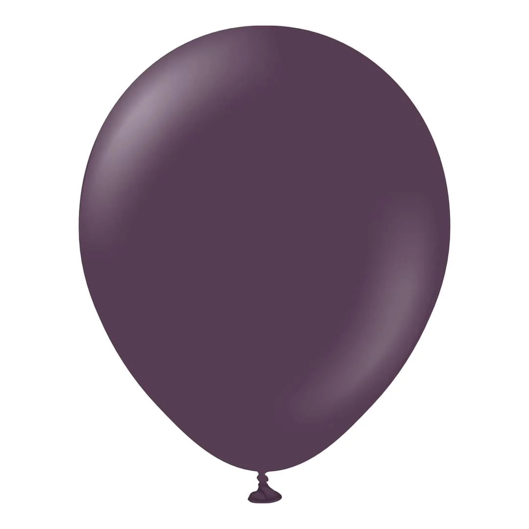 Kalisan Standard Plum Latex Balloon - Various Sizes