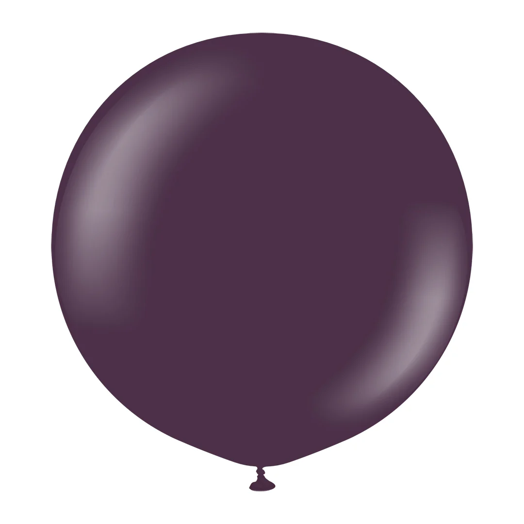 Kalisan Standard Plum Latex Balloon - Various Sizes - Image 2