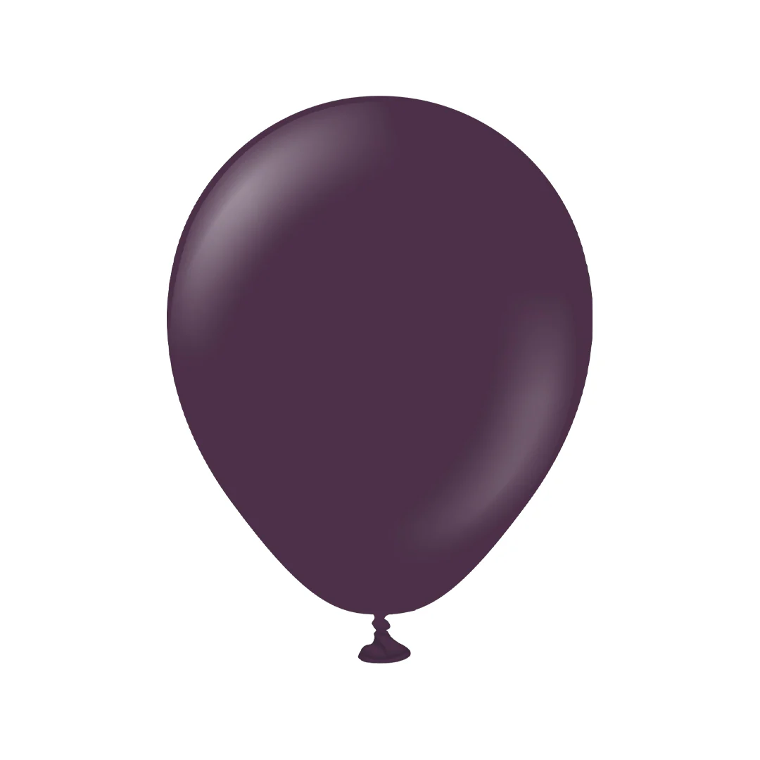 Kalisan Standard Plum Latex Balloon - Various Sizes - Image 3