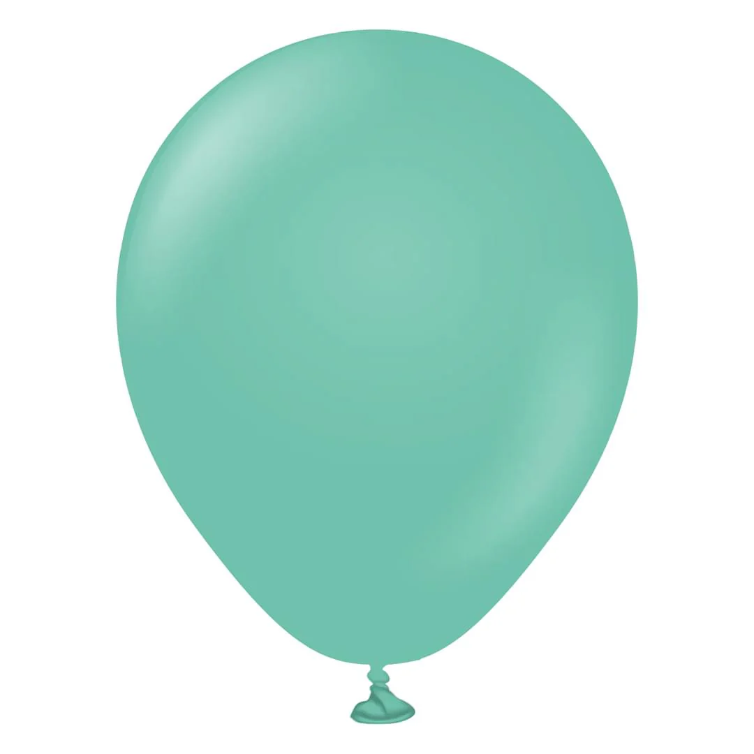 Kalisan Standard Sea Green Latex Balloon - Various Sizes