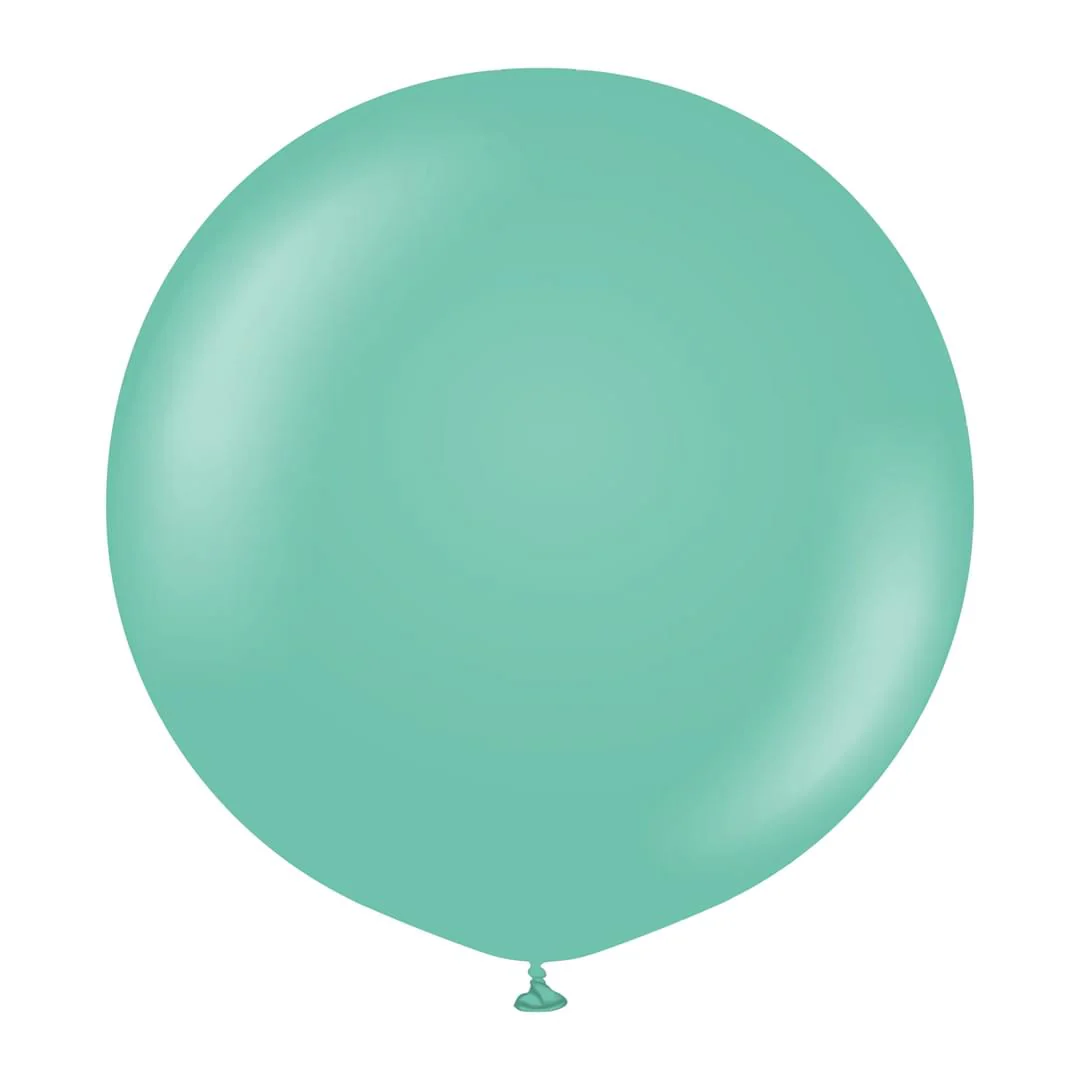 Kalisan Standard Sea Green Latex Balloon - Various Sizes - Image 2