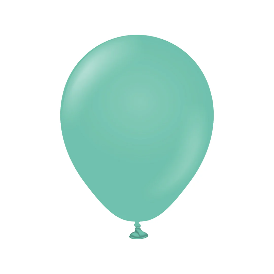 Kalisan Standard Sea Green Latex Balloon - Various Sizes - Image 3