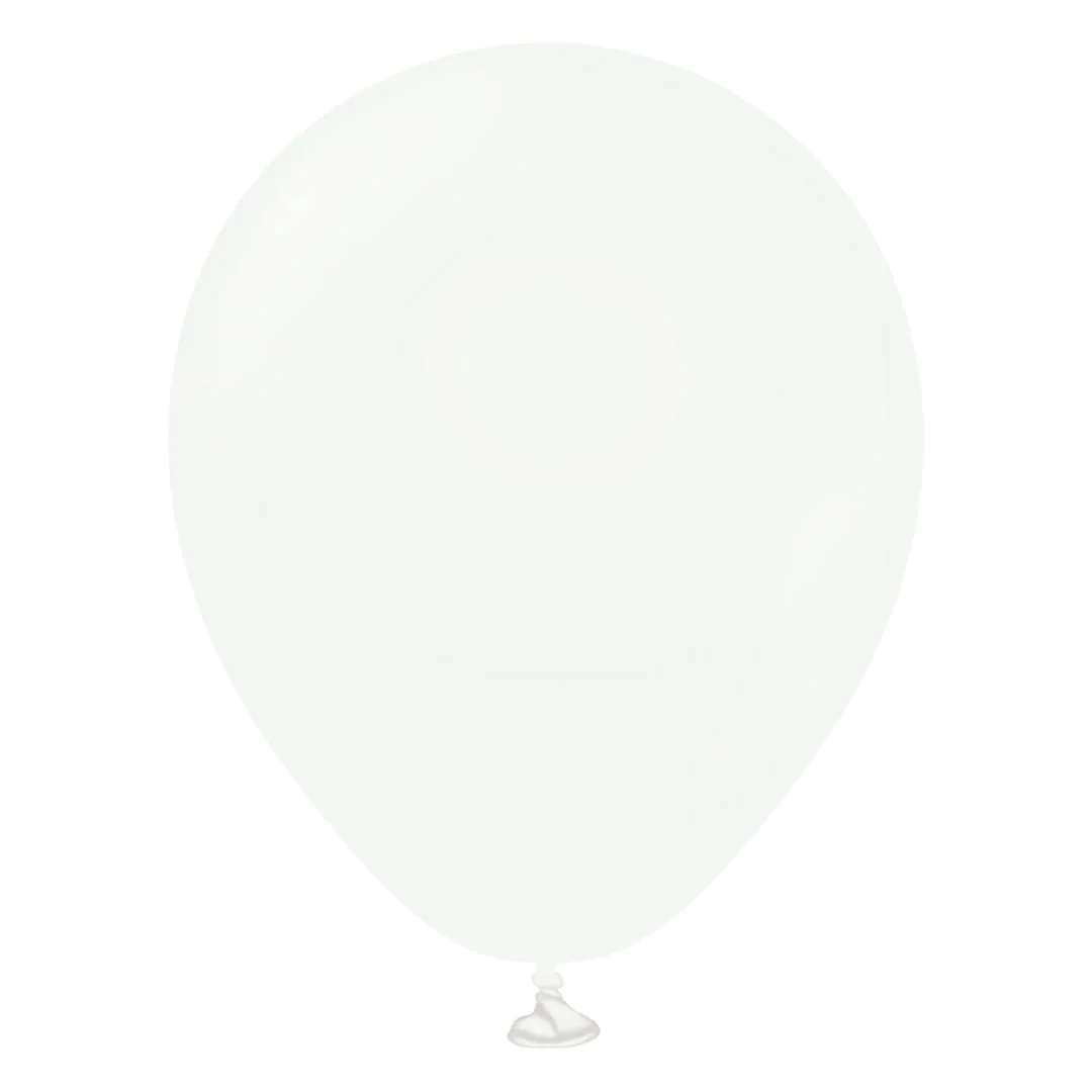 Kalisan Standard White Latex Balloons - Various Sizes