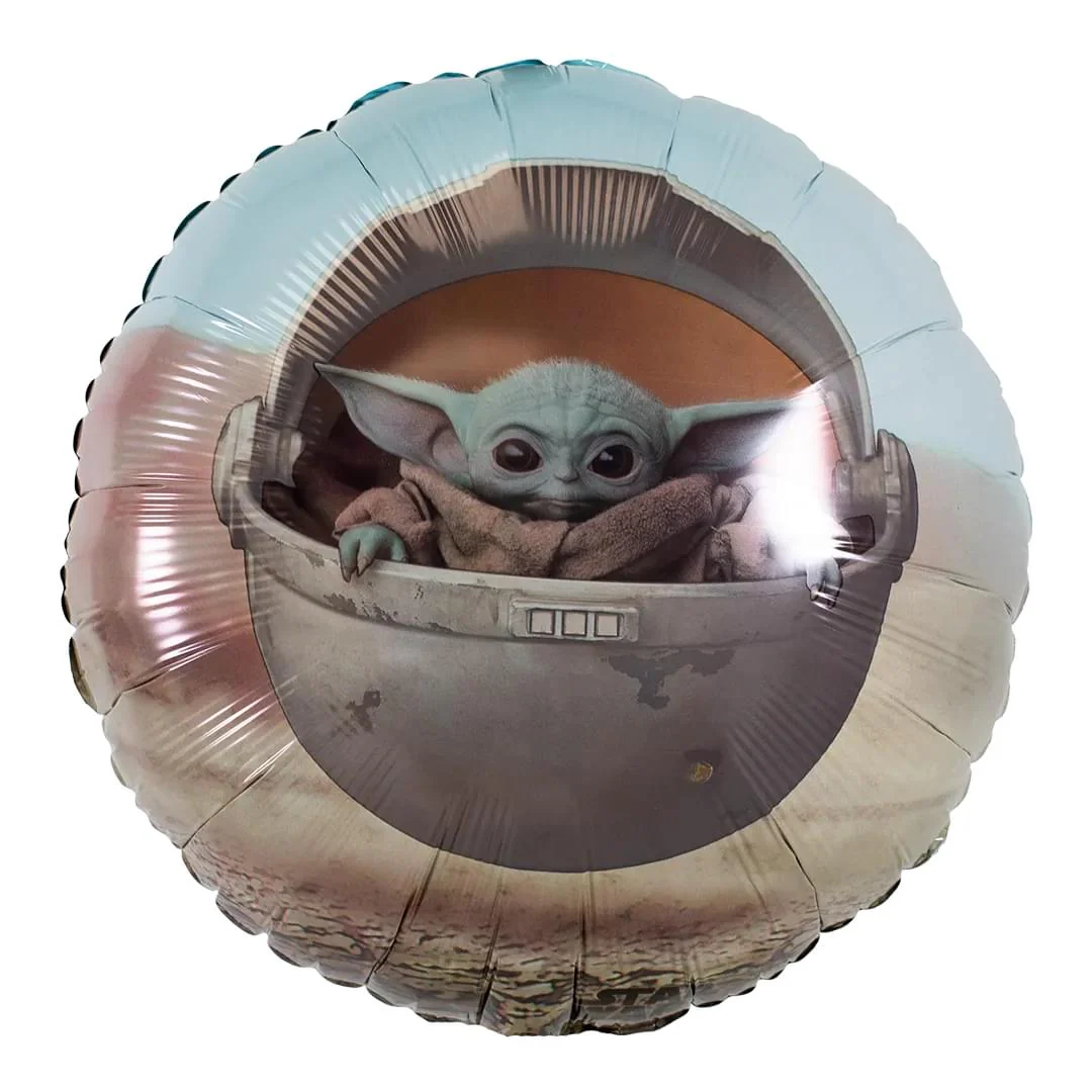 Anagram Star Wars Mandalorian Child 18" Circle Foil Balloon (1)