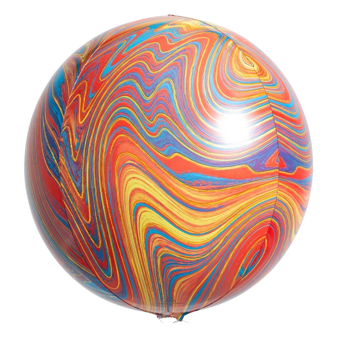 Anagram Marblez Colourful 15" Orbz Foil Balloon (1)