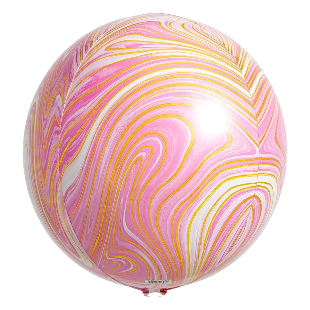 Anagram Marblez Pink 15" Orbz Foil Balloon (1)