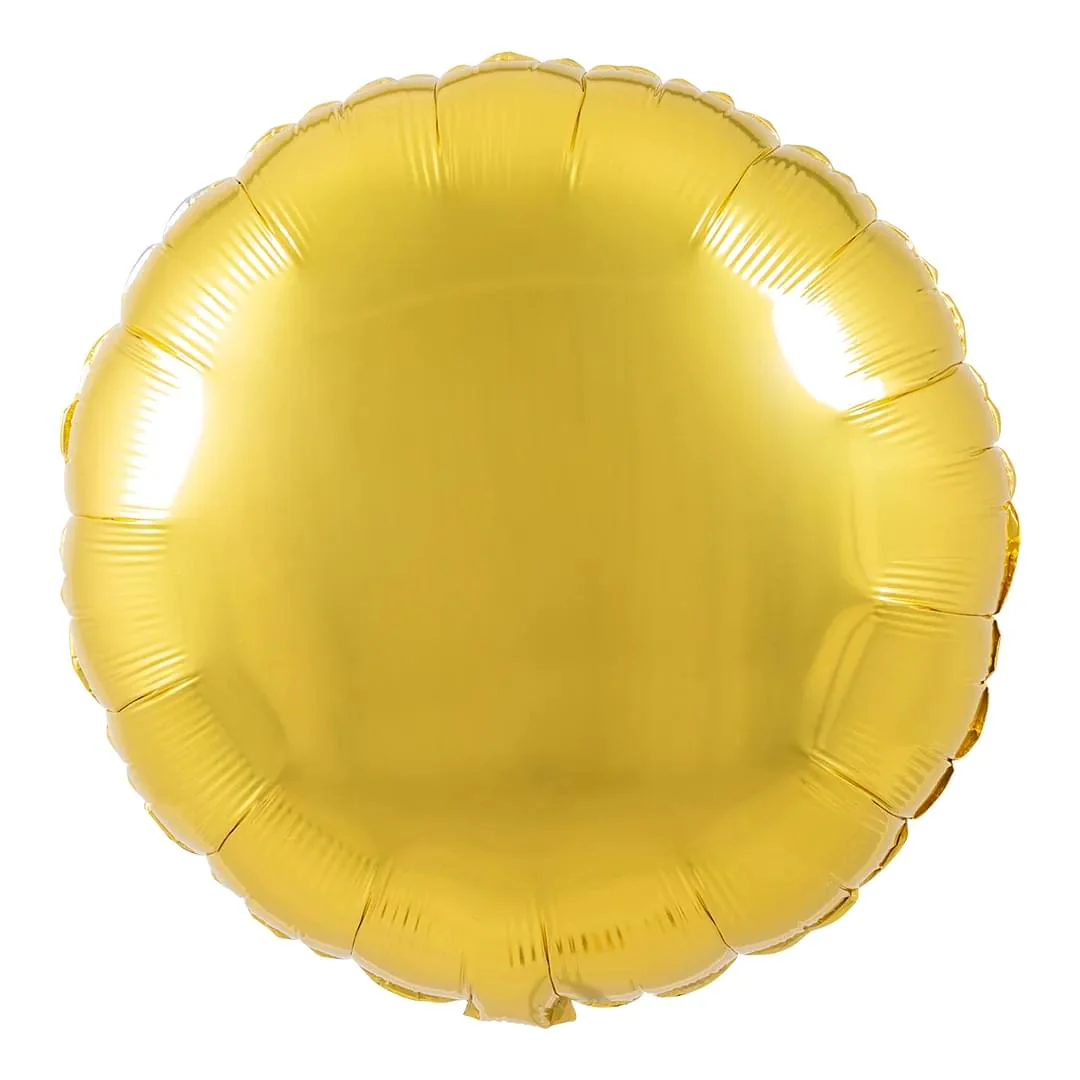 Qualatex Metallic Gold 18" Circle Unpackaged