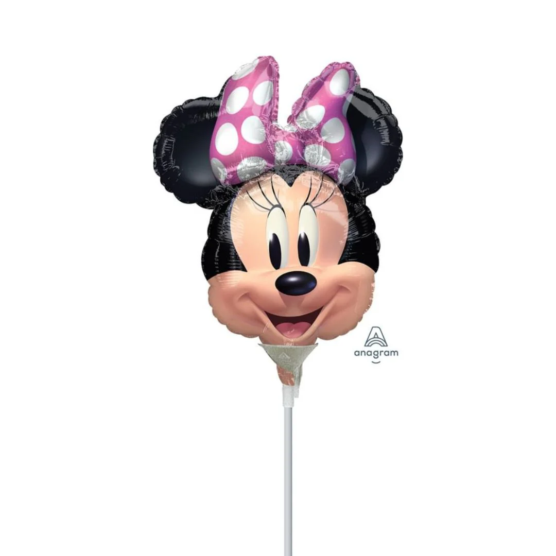 Anagram Minnie Mouse Forever Minishape 9" Air-Filled Foil Balloon (1)