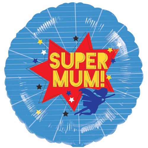 Anagram Mother's Day Supermum 18" Circle Foil Balloon (1)