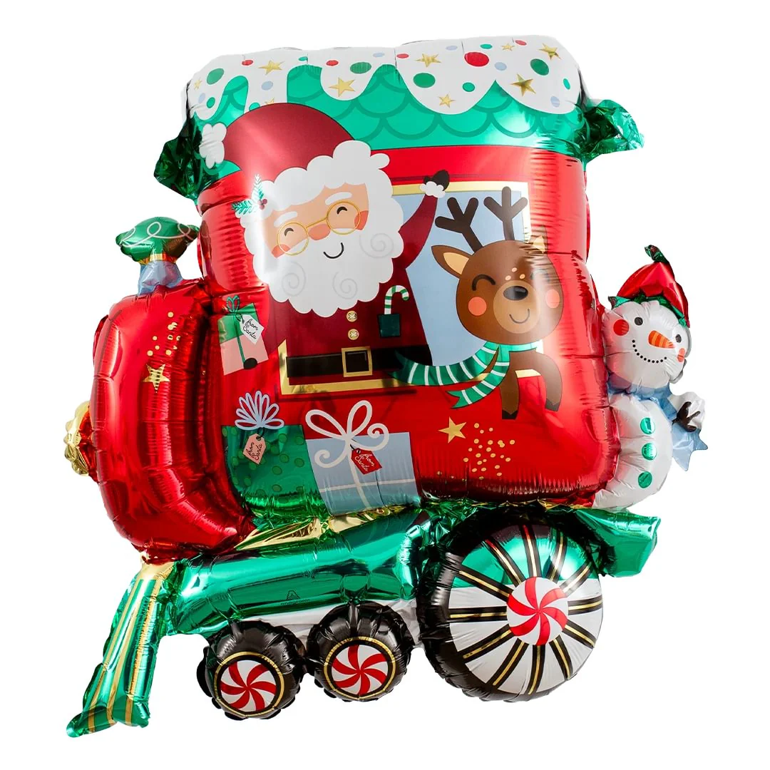 Anagram North Pole Express Train 28" Supershape Foil Balloon (1)