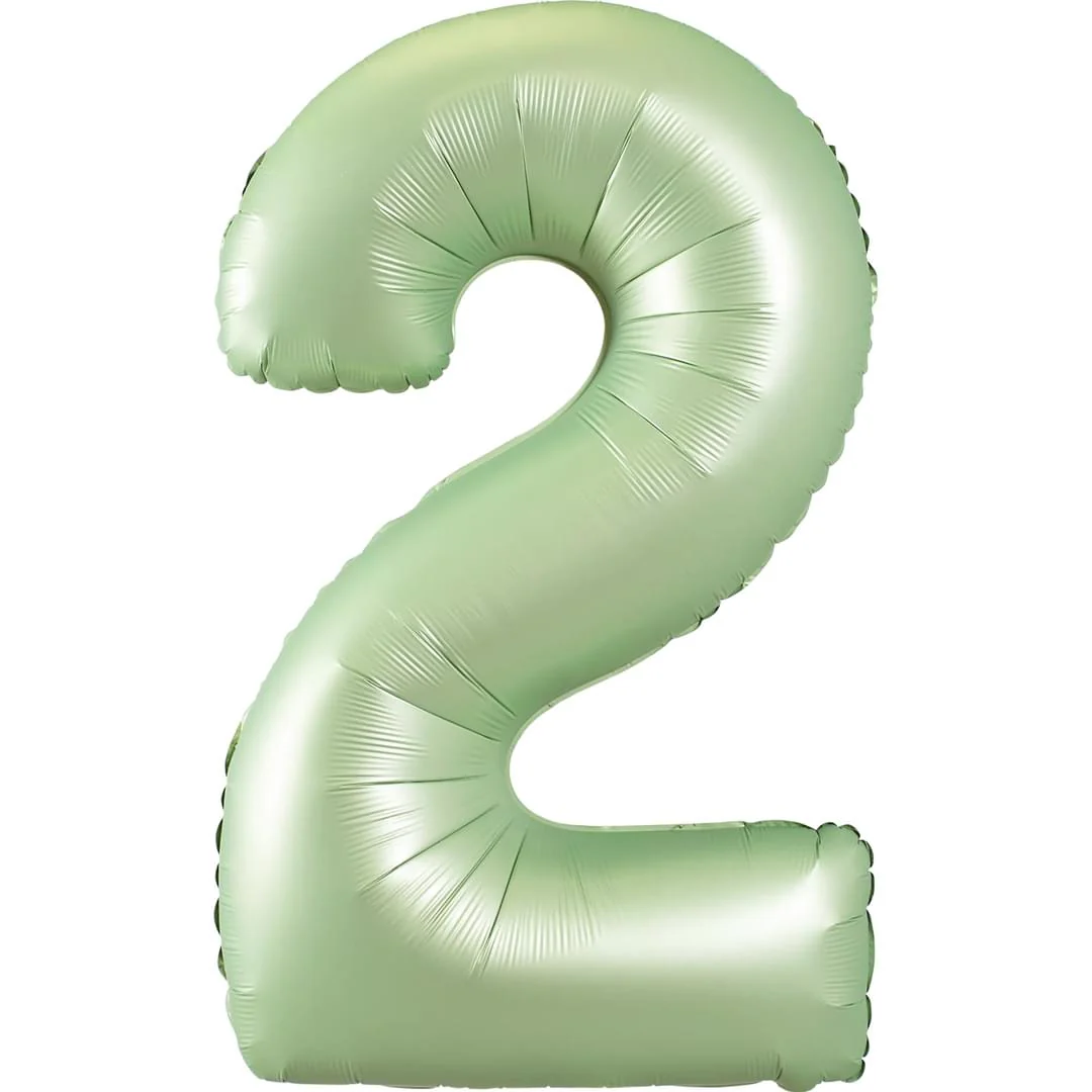 Olive Green 26" 2 Number Balloon