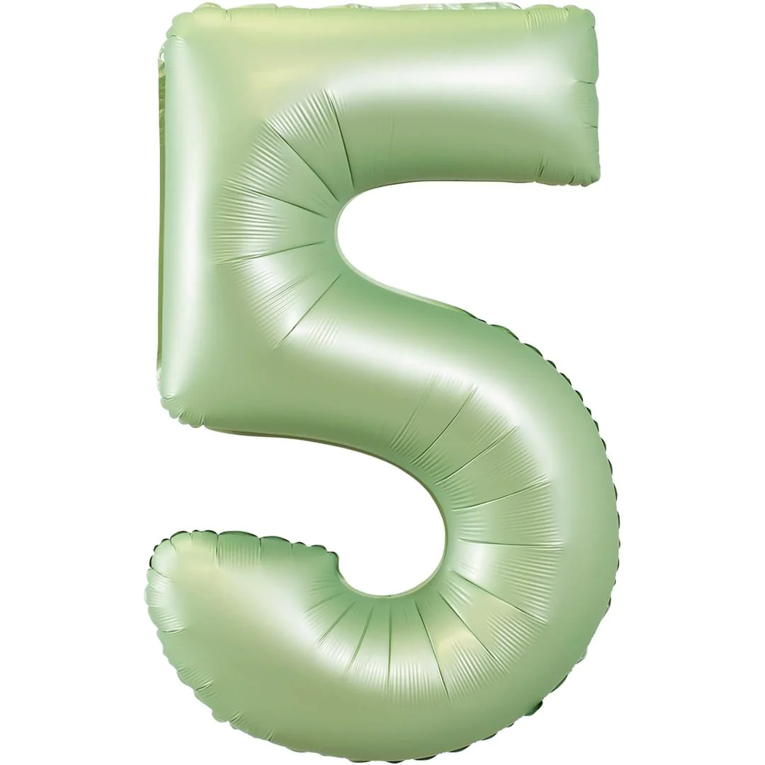 Olive Green 26" 5 Number Balloon