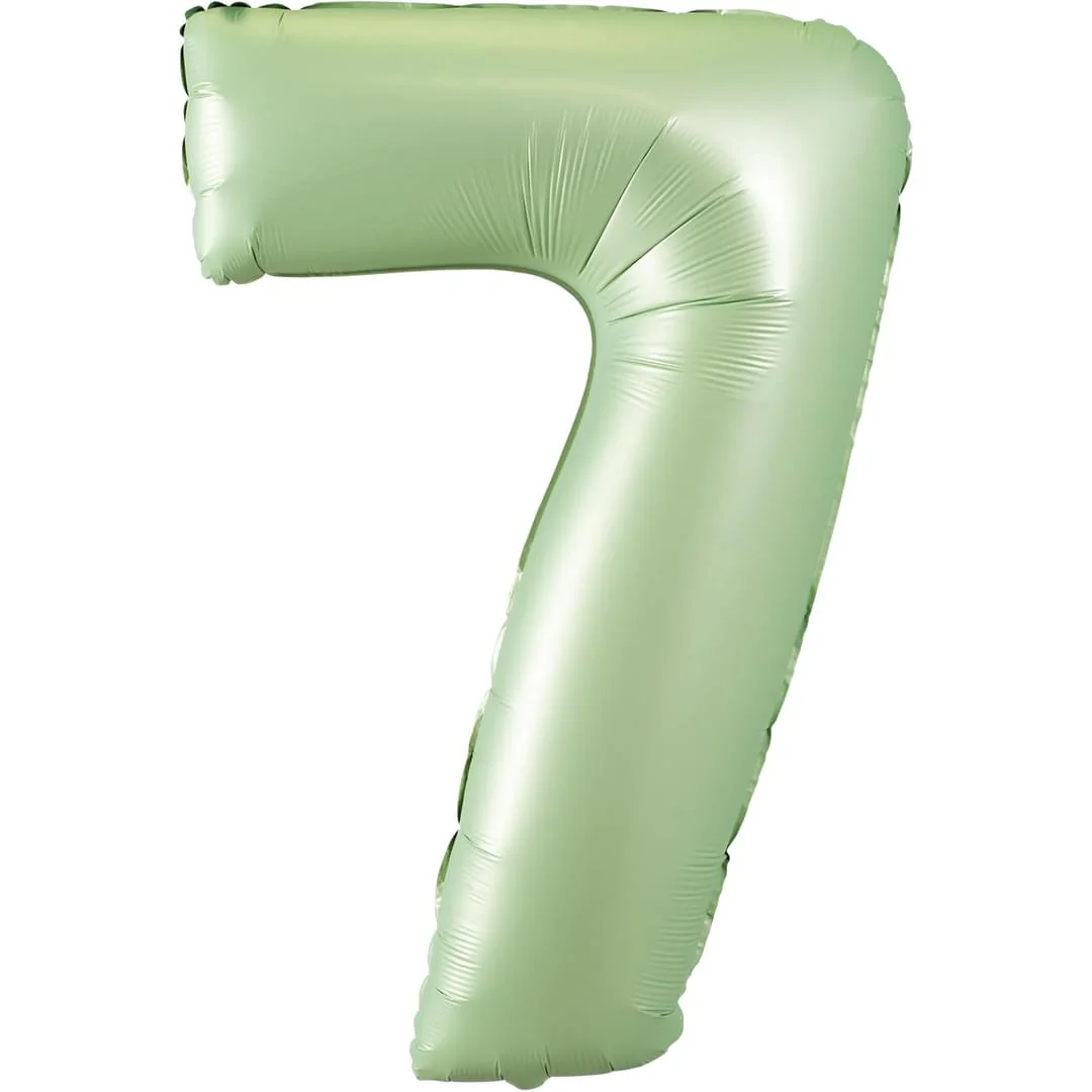 Olive Green 26" 7 Number Balloon