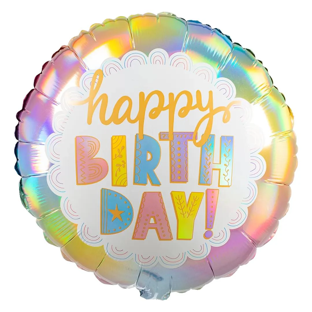 Opal Birthday 18" Circle