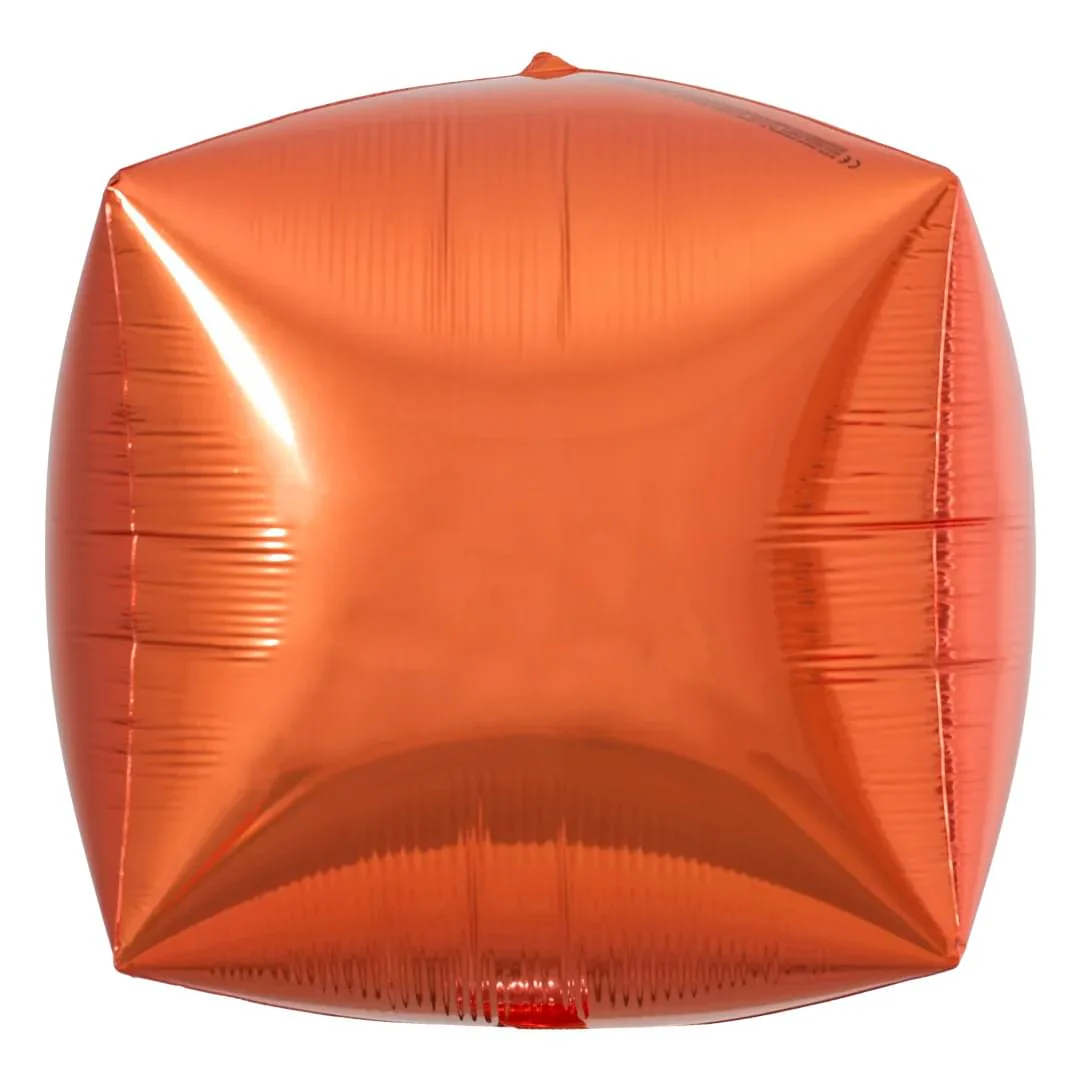 Anagram Orange 15" Cubez Foil Balloon (1)