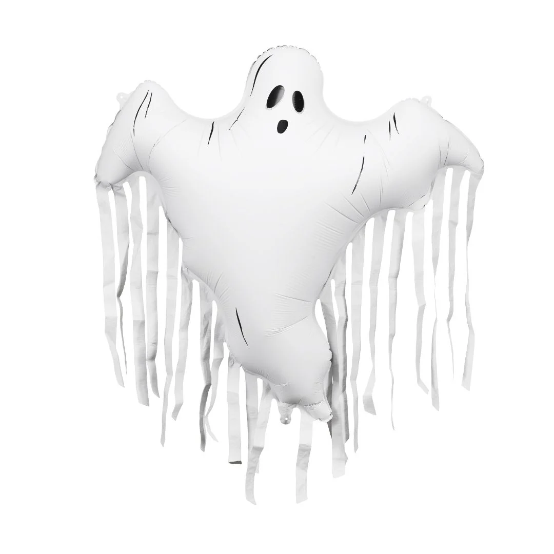 Party Deco Ghost with Tassels 36" Foil Balloon (1)