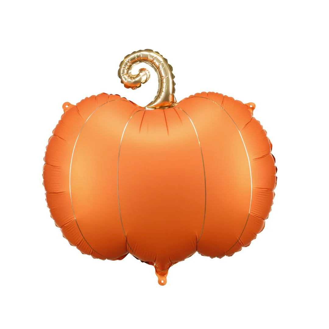 Party Deco Orange Pumpkin 24" Supershape Foil Balloon (1)