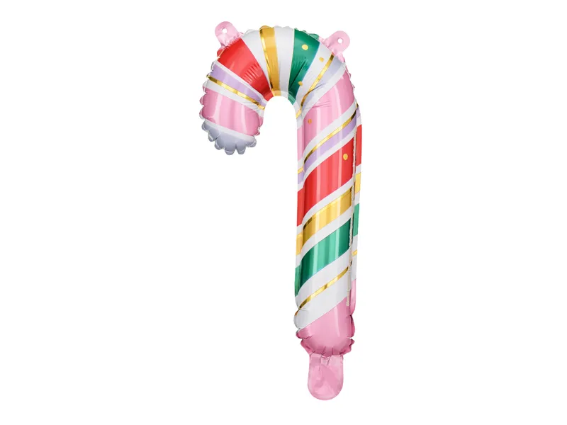 PartyDeco Candy Cane Air Filled 15" Foil Balloon (1)