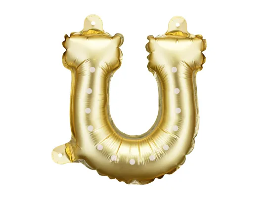 PartyDeco Horseshoe for Garlands 7" Mini Air-filled Foil Balloon (3)