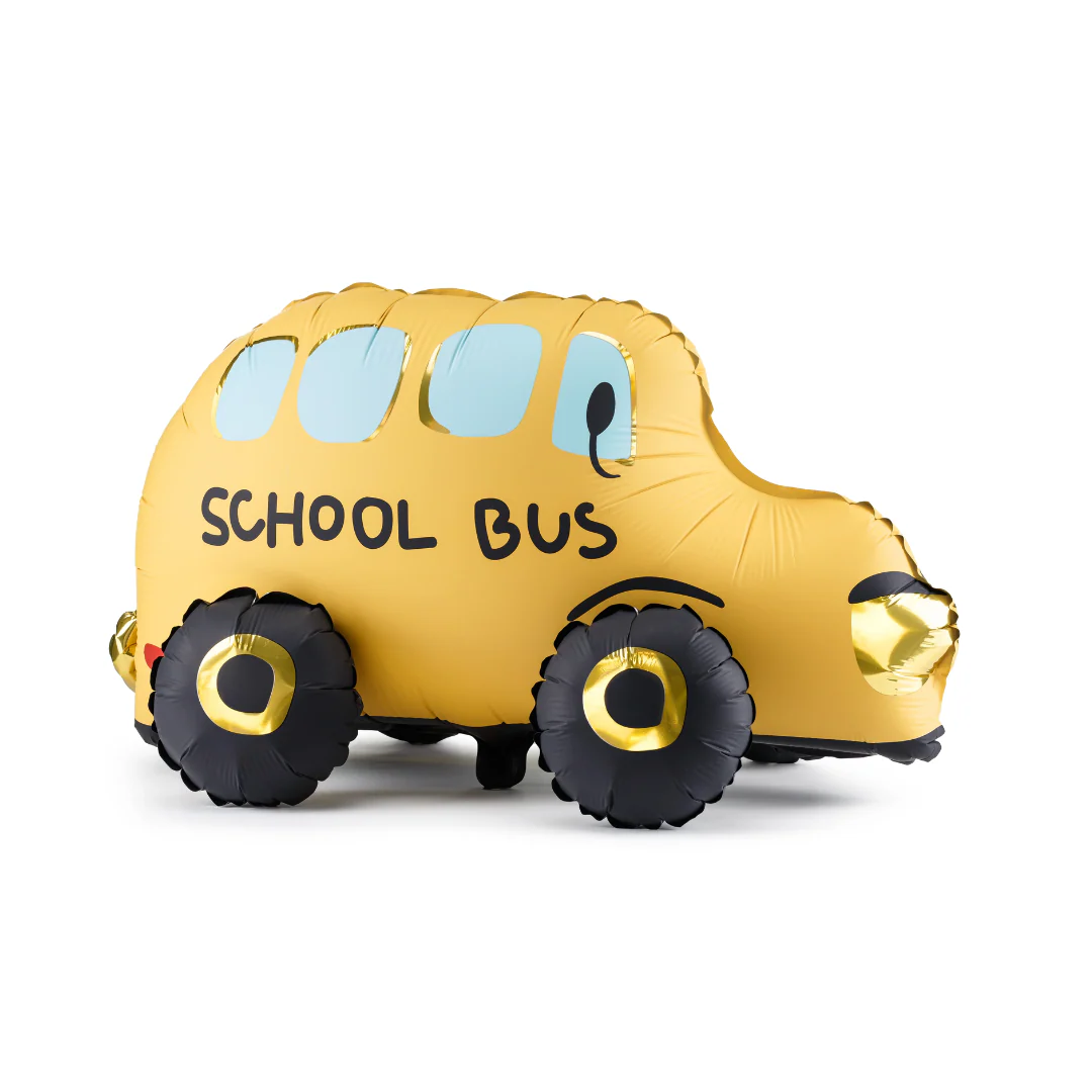 PartyDeco Standing Foil Bus 36x66cm