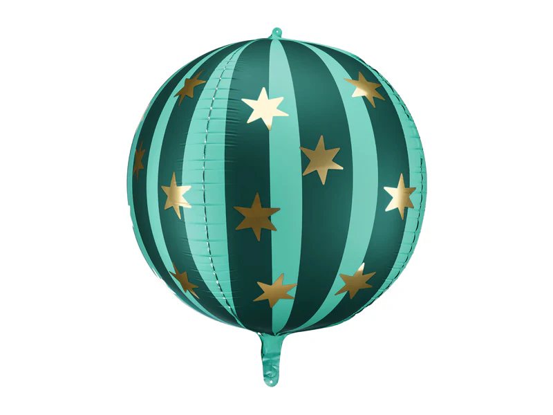 PartyDeco Starry ball, 75 cm, green