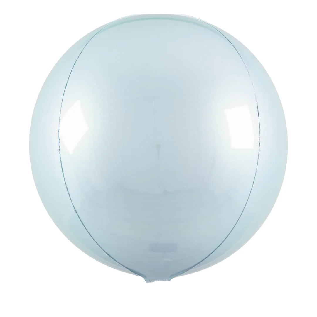 Anagram Pastel Blue 15" Orbz Foil Balloon (1)