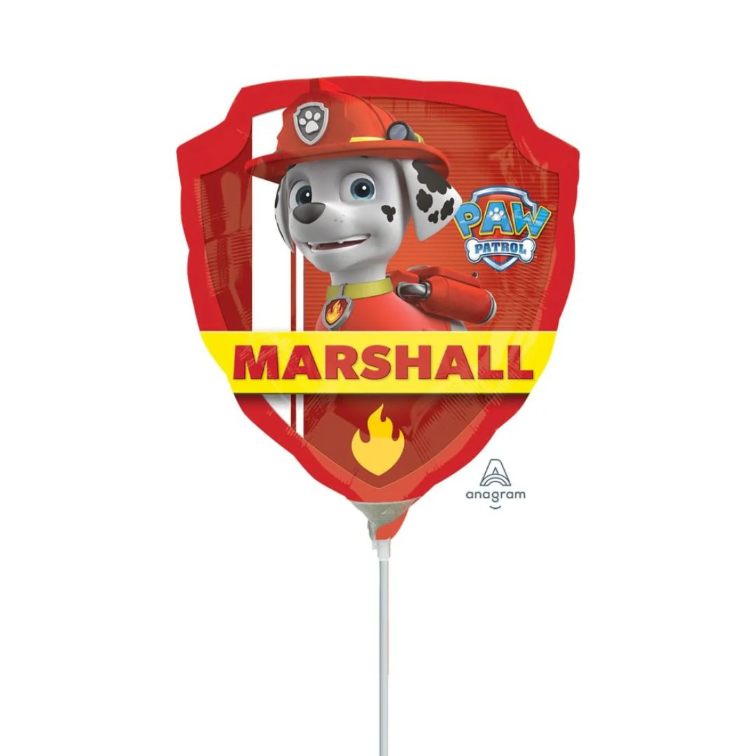Anagram Paw Patrol 9" Air Filled Double-sided Foil Balloon (1) - Image 2