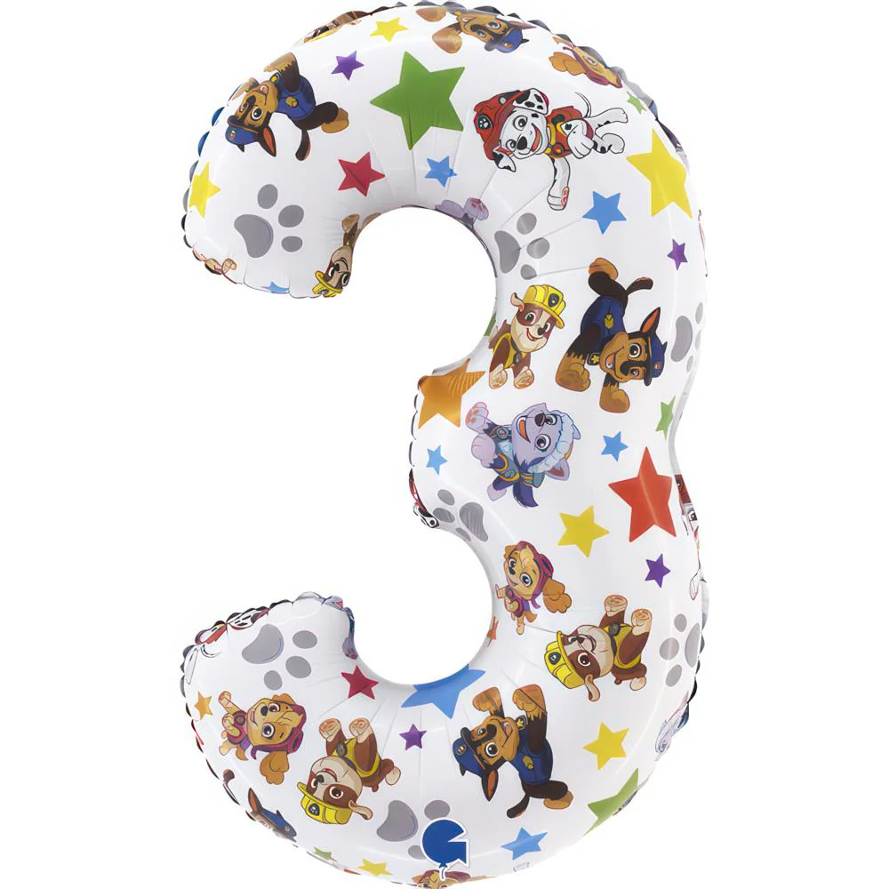 Paw Patrol Number 3 26"