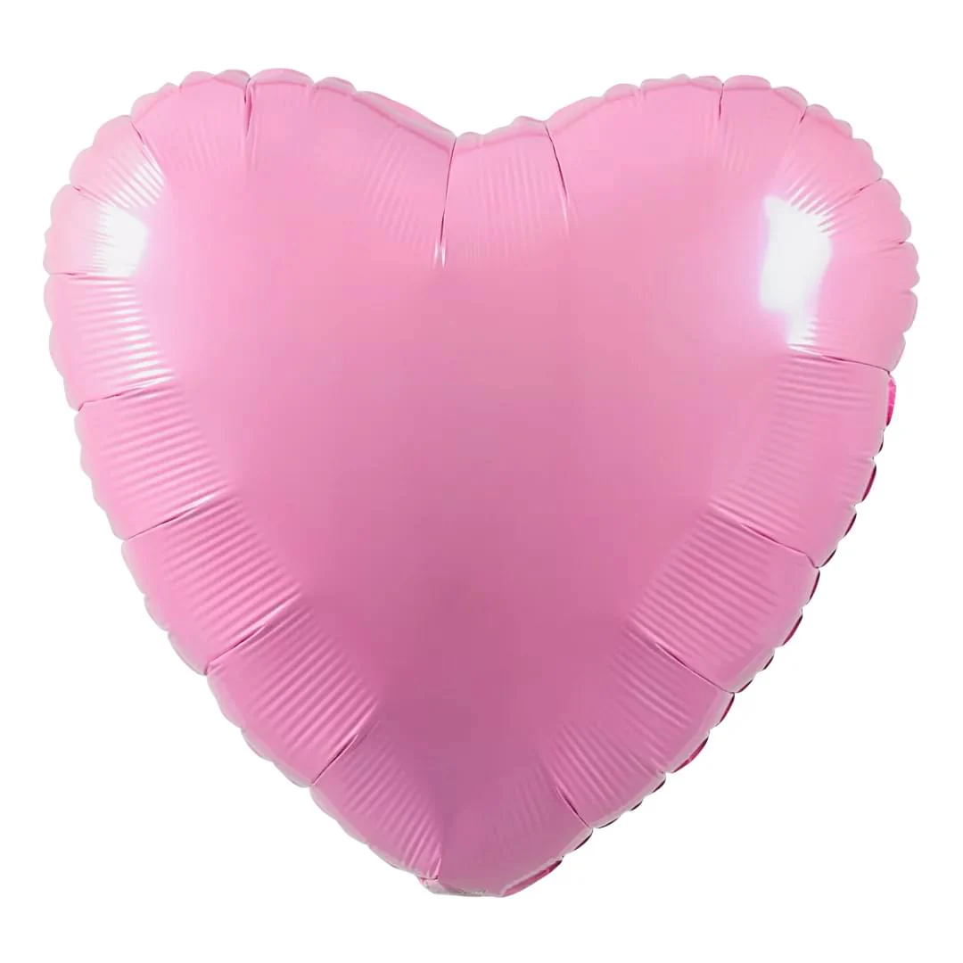 Anagram Pink 18" Heart Foil Balloon (1) Unpackaged