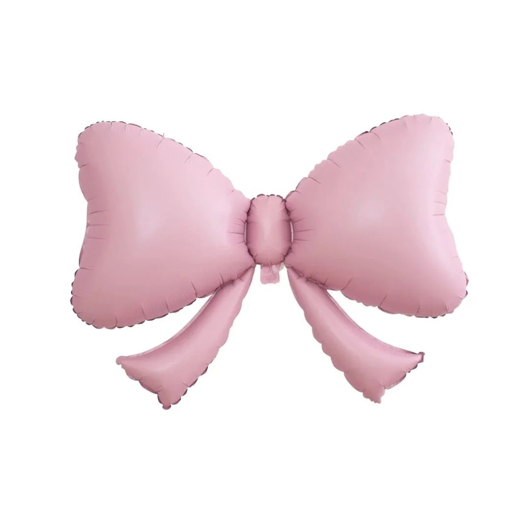 Bubblegum Direct Pink Bow 35" Supershape Foil Balloon (1)