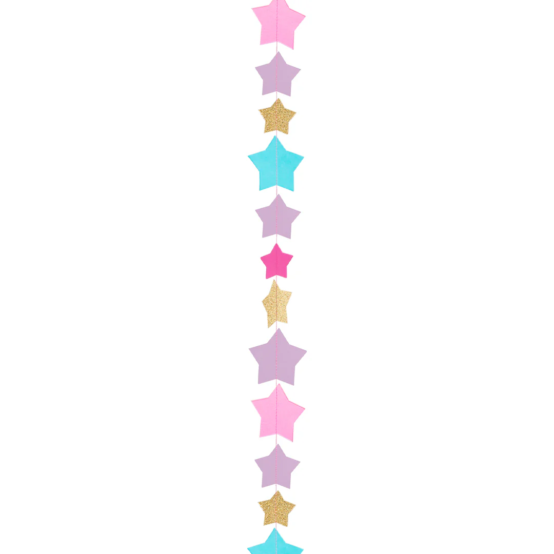 Bubblegum Direct Pink & Purple Star Tail 1.2m (1)