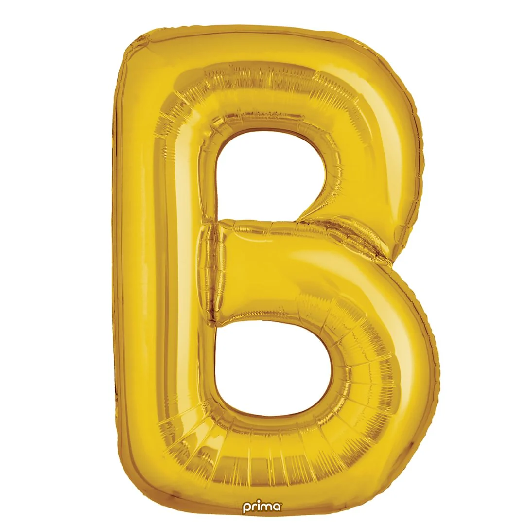 Prima 16" Gold Letter B Pack of 2