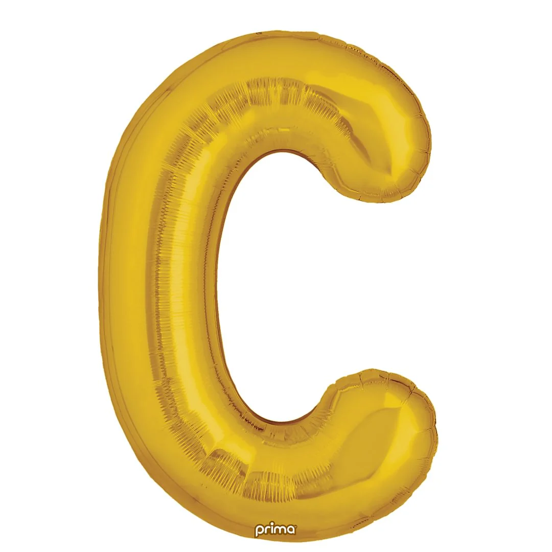 Prima 16" Gold Letter C Pack of 2