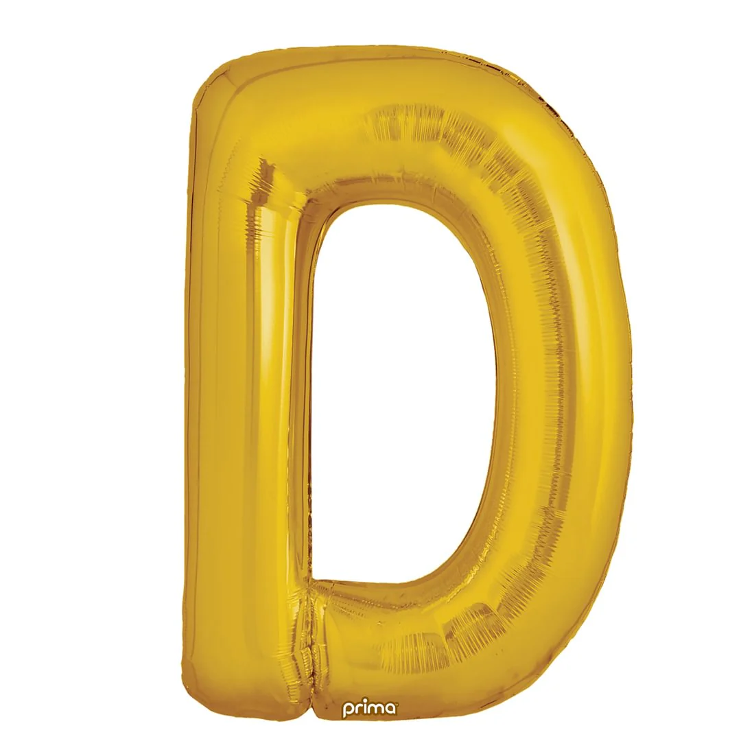Prima 16" Gold Letter D Pack of 2