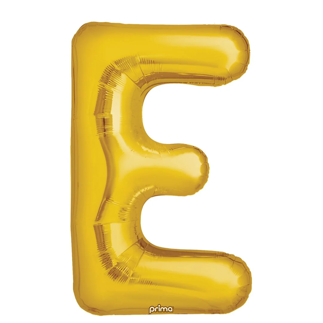 Prima 16" Gold Letter E Pack of 2