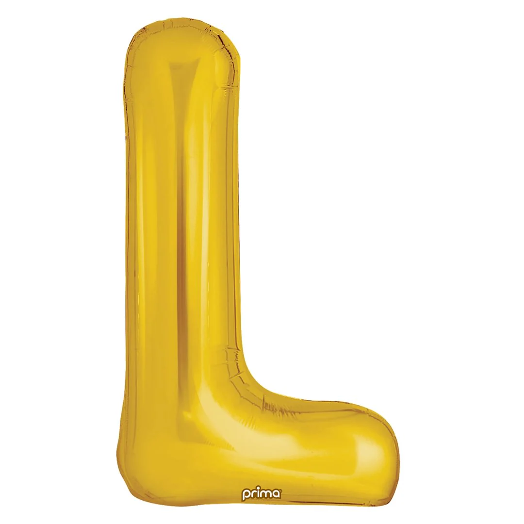 Prima 16" Gold Letter L Pack of 2