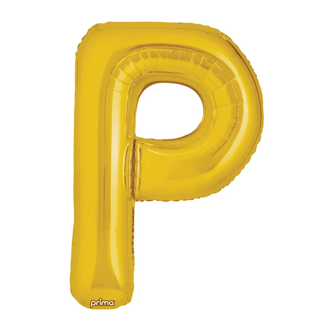 Prima 16" Gold Letter P Pack of 2