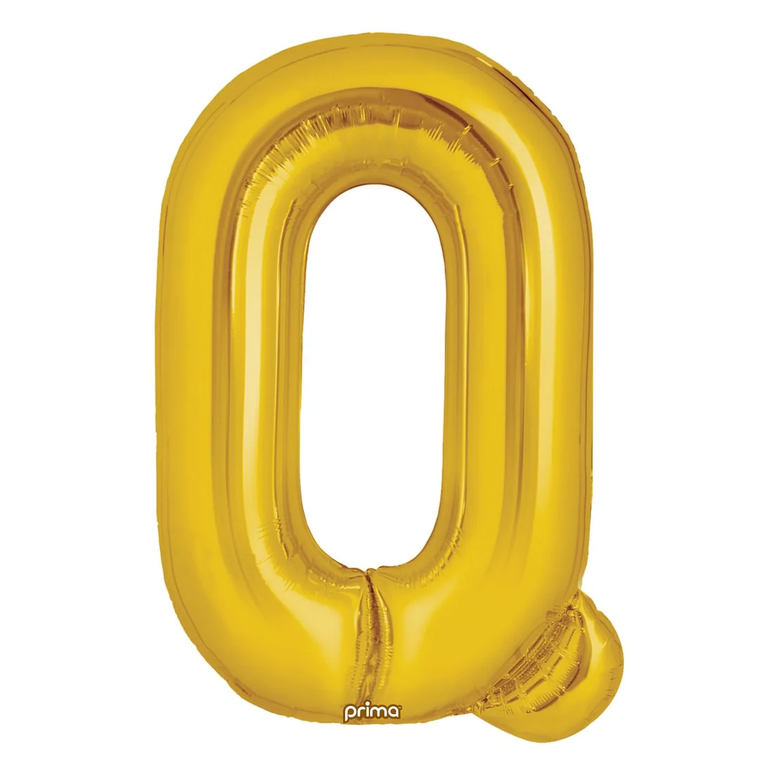 Prima 16" Gold Letter Q Pack of 2