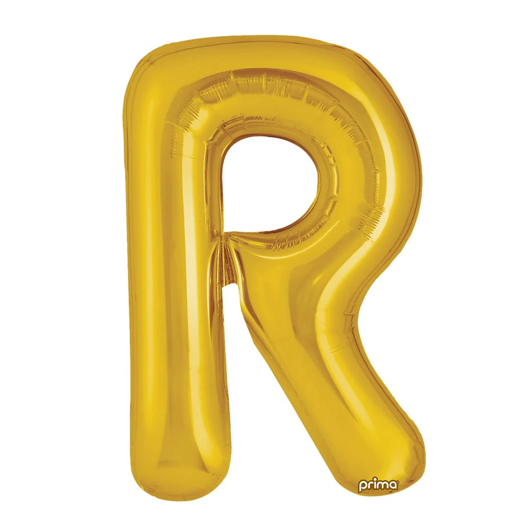 Prima 16" Gold Letter R Pack of 2