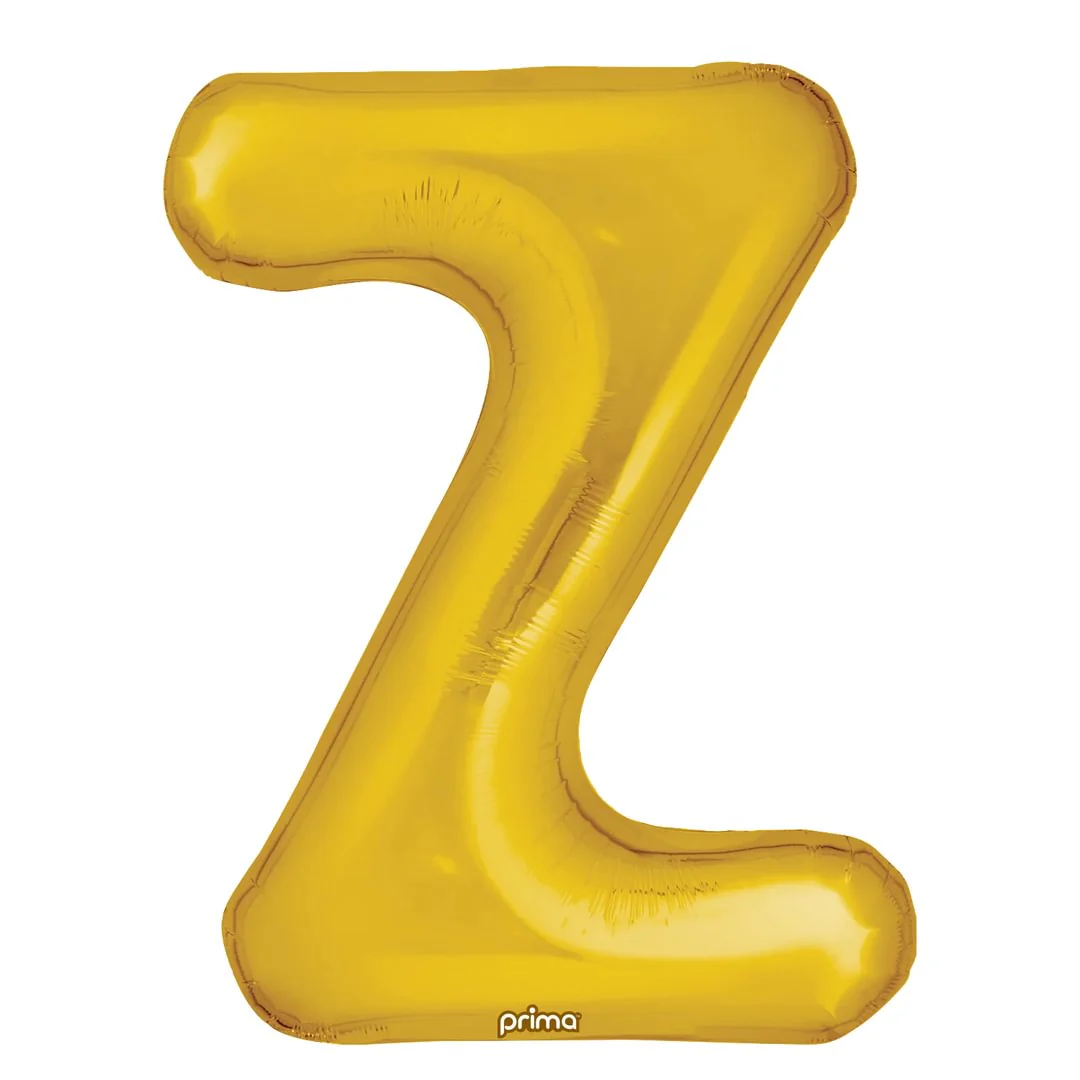 Prima 16" Gold Letter Z Pack of 2